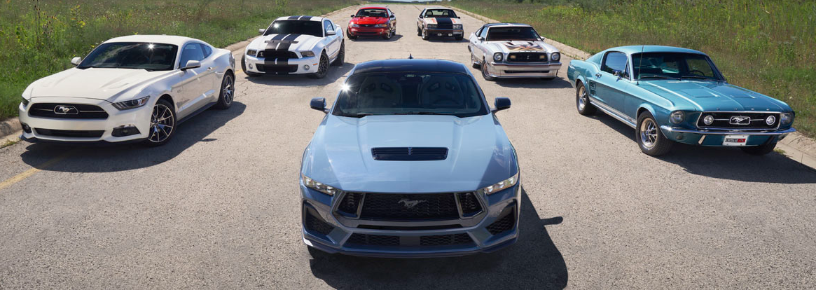Evolution of the Ford Mustang