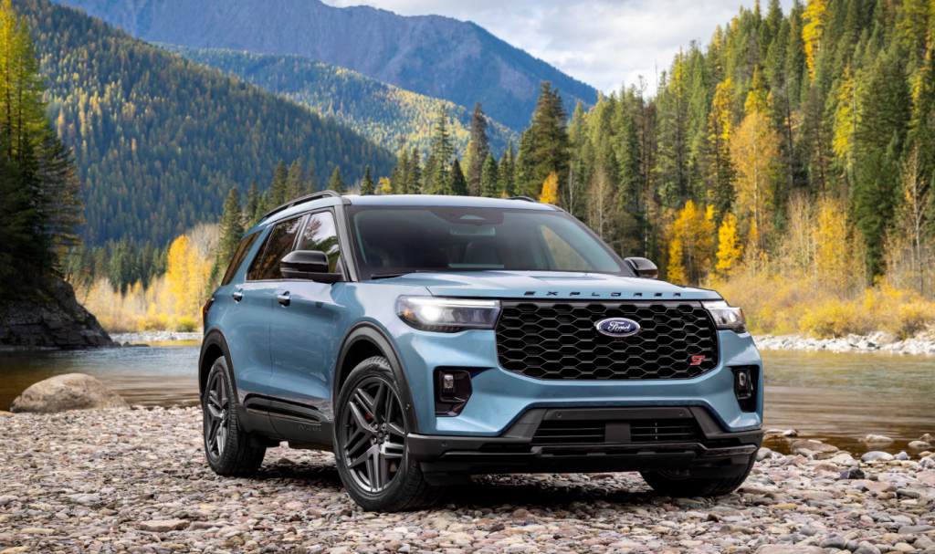 Blue 2026 Ford Explorer ST