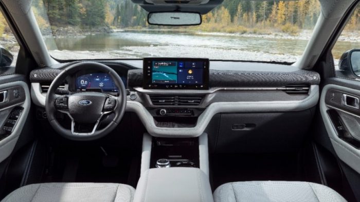 2026 Ford Explorer interior