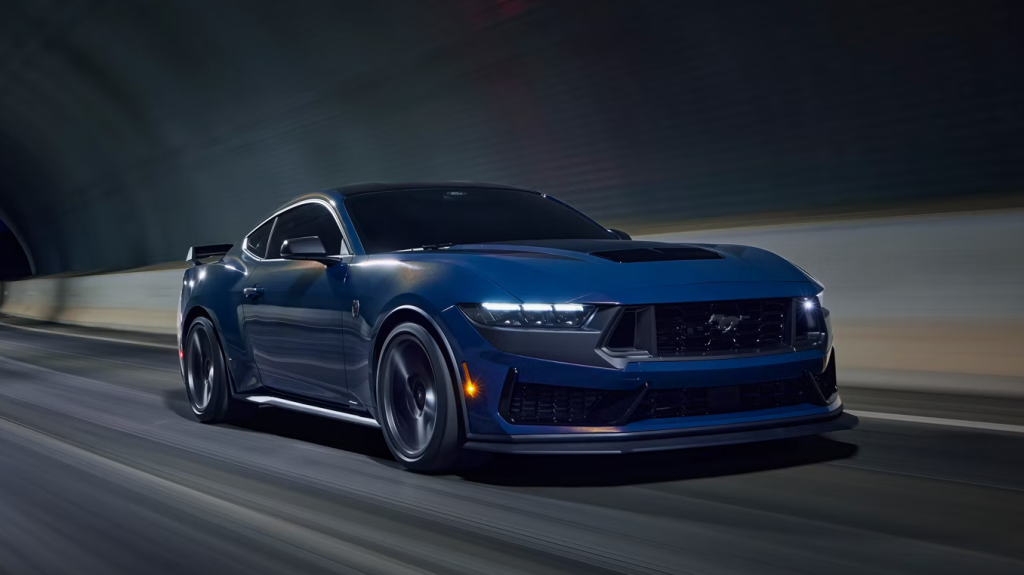 Blue 2026 Ford Mustang Dark Horse