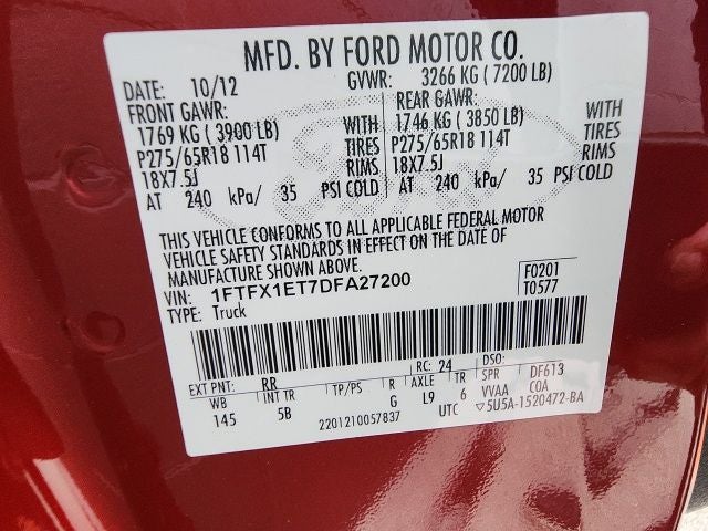 2013 Ford F-150 FX4