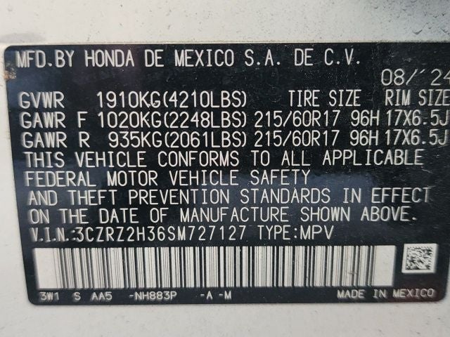 2025 Honda HR-V LX