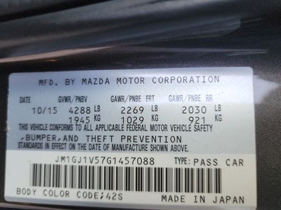 2016 Mazda Mazda6 i Touring