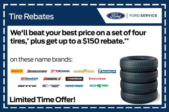We'll beat your best price on a set of four tires*